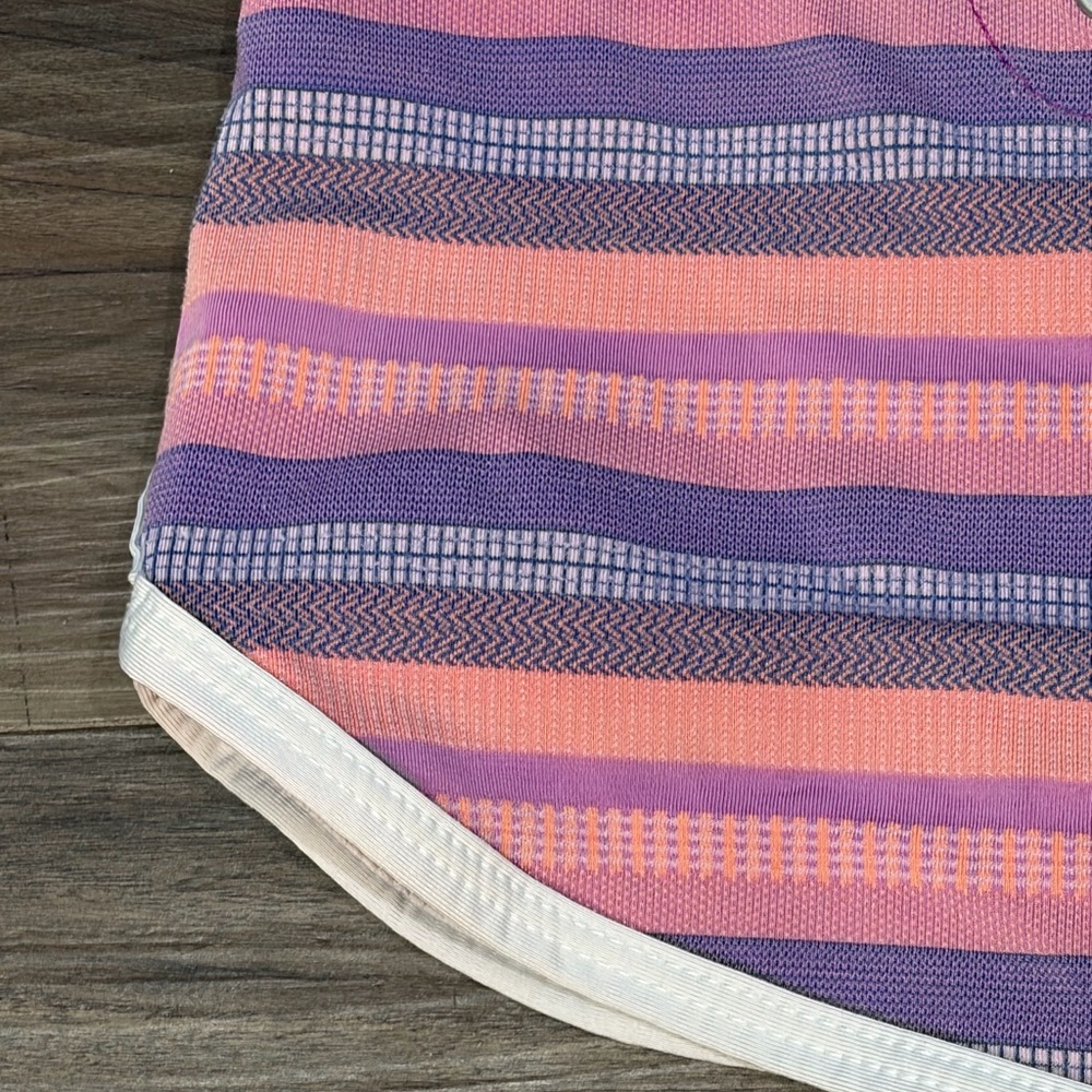 Athleta Pink Purple Striped Swim Drawstring Board Short Shorts Women Size XL - Picture 14 of 16